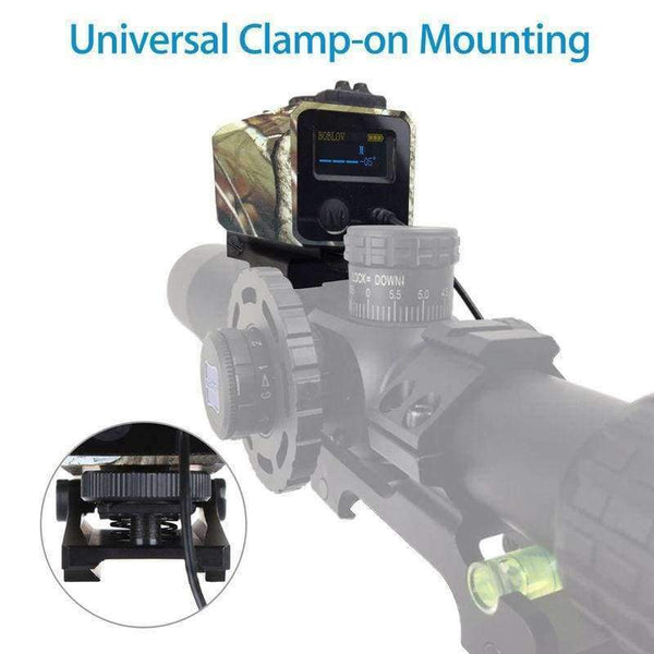 Planet Gates Mini Hunting Scope Tactical Rifle Scope Speed Measure Distance Meter OLED Trail with Rail Mount Lightweight