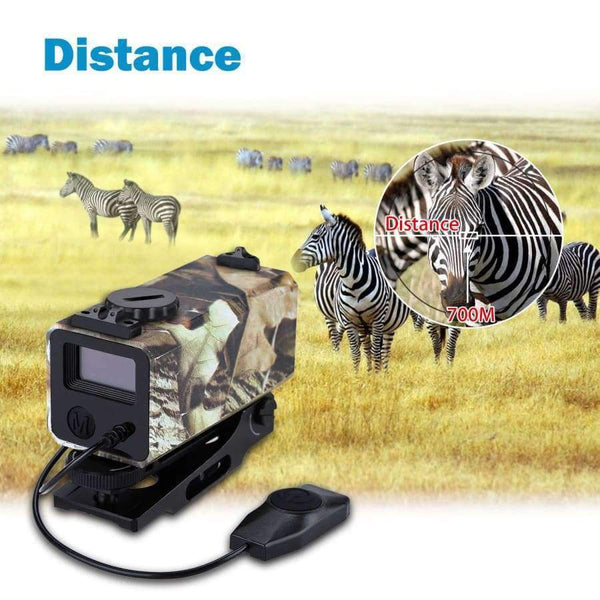 Planet Gates Mini Hunting Scope Tactical Rifle Scope Speed Measure Distance Meter OLED Trail with Rail Mount Lightweight
