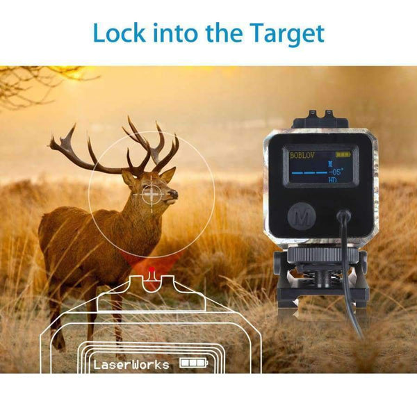 Planet Gates Mini Hunting Scope Tactical Rifle Scope Speed Measure Distance Meter OLED Trail with Rail Mount Lightweight