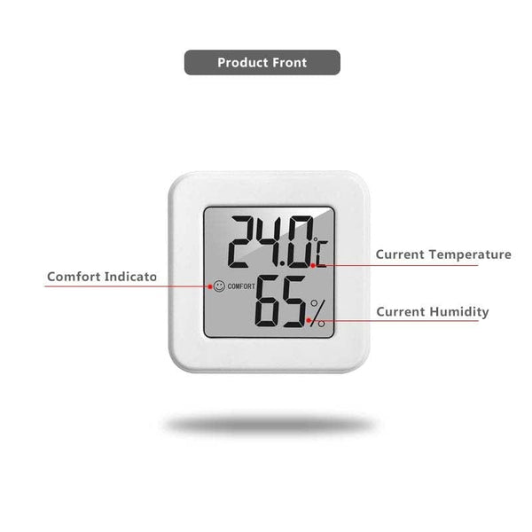 Planet Gates Mini Indoor Thermometer LCD Digital Temperature Room Hygrometer Gauge Sensor Humidity Meter Indoor Thermometer Temperature