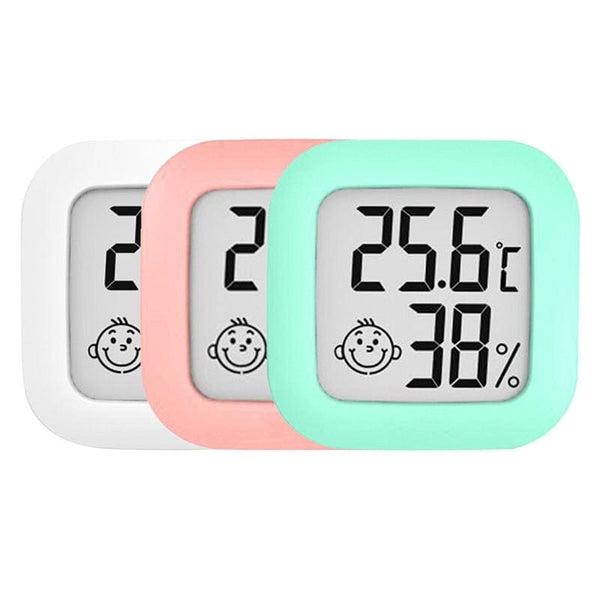 Planet Gates Mini Indoor Thermometer LCD Digital Temperature Room Hygrometer Gauge Sensor Humidity Meter Indoor Thermometer Temperature