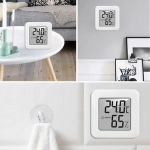 Planet Gates Mini Indoor Thermometer LCD Digital Temperature Room Hygrometer Gauge Sensor Humidity Meter Indoor Thermometer Temperature