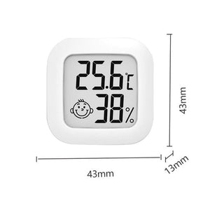 Planet Gates Mini Indoor Thermometer LCD Digital Temperature Room Hygrometer Gauge Sensor Humidity Meter Indoor Thermometer Temperature