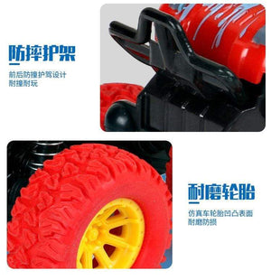 Planet Gates Mini Inertial Off-Road Vehicle Pullback Children Toy Car Plastic Friction Stunt Car Juguetes Carro kids toys for boys