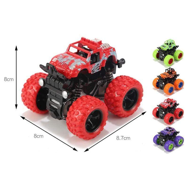 Planet Gates Mini Inertial Off-Road Vehicle Pullback Children Toy Car Plastic Friction Stunt Car Juguetes Carro kids toys for boys