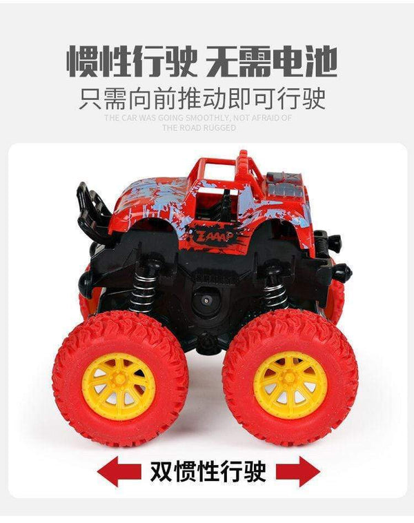 Planet Gates Mini Inertial Off-Road Vehicle Pullback Children Toy Car Plastic Friction Stunt Car Juguetes Carro kids toys for boys