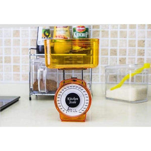 Planet Gates Mini kitchen Scale With Tape Measure and Compass Mechanical Scales Balance Measuring Weight Cooking tool Kitchen Accessories