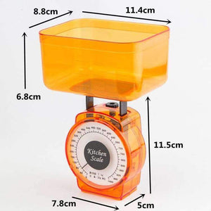 Planet Gates Mini kitchen Scale With Tape Measure and Compass Mechanical Scales Balance Measuring Weight Cooking tool Kitchen Accessories