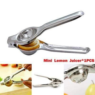 Planet Gates Mini  Lemon Juicer Manual Citrus Juicer Hand Orange Squeezer Lemon Fruit Juicer Citrus Press Machine Stainless Steel Kitchen Accessories For Home