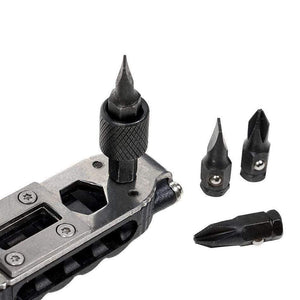 Planet Gates Mini Multifunctional Keychain EDC Outdoor Camping Portable Stainless Steel Pocket Tools for Wilderness Survival