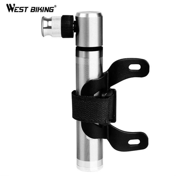 Planet Gates Mini Portable Aluminium Alloy Bicycle Air Pump Bike Tire Inflator Super Light Accessories MTB Road Bike Cycling Pump