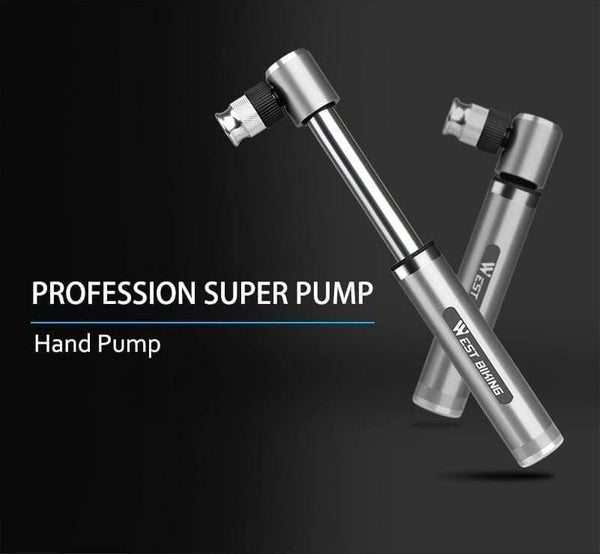 Planet Gates Mini Portable Aluminium Alloy Bicycle Air Pump Bike Tire Inflator Super Light Accessories MTB Road Bike Cycling Pump