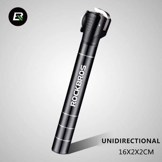 Planet Gates Mini Portable Bicycle Pump 100 Psi Aluminum Alloy Cycling Bike Pump Fit Presta & Schrader Valve MTB Mountain Bike Pump