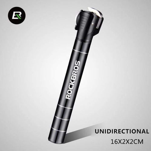 Planet Gates Mini Portable Bicycle Pump 100 Psi Aluminum Alloy Cycling Bike Pump Fit Presta & Schrader Valve MTB Mountain Bike Pump