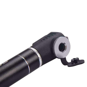 Planet Gates Mini Portable Bicycle Pump 100 Psi Aluminum Alloy Cycling Bike Pump Fit Presta & Schrader Valve MTB Mountain Bike Pump
