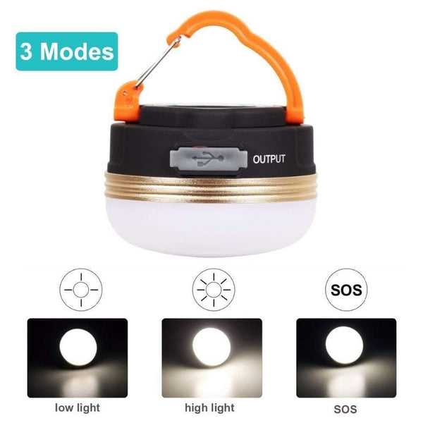 Planet Gates Mini Portable Camping Lights 3W LED Camping Lantern Tents lamp Outdoor Hiking Night Hanging lamp USB Rechargeable