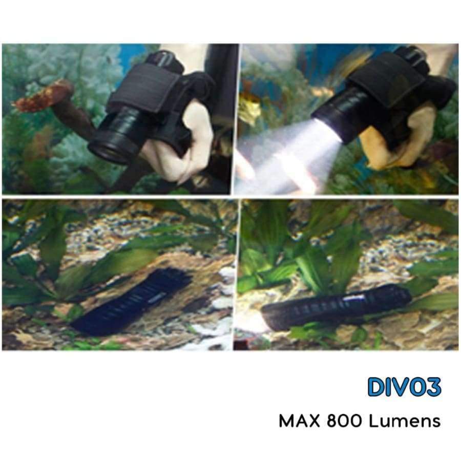 Planet Gates Mini Portable Underwater LED Scuba Diving Flashlight Torch Cree XM-L L2 LED Diver Rescue Suits Diving Flashlight