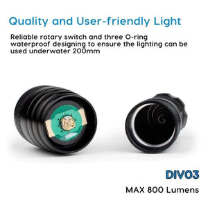 Planet Gates Mini Portable Underwater LED Scuba Diving Flashlight Torch Cree XM-L L2 LED Diver Rescue Suits Diving Flashlight