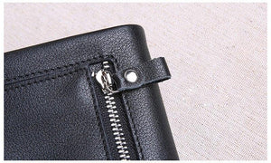 Planet Gates Mini purse women's leather short men's wallet leather Korean version of the young ultra thin vertical wallet soft leather