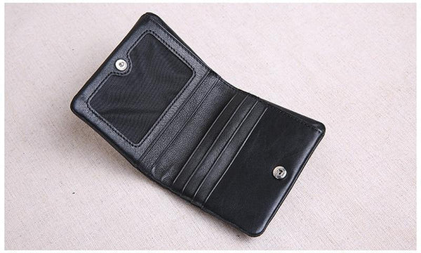 Planet Gates Mini purse women's leather short men's wallet leather Korean version of the young ultra thin vertical wallet soft leather