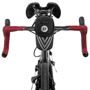 Planet Gates Mini Rear Bike Saddle Bag Portable Reflective Tail Seatpost Nylon Cycling Bike Bicycle Bag Package MTB Bike Accessories