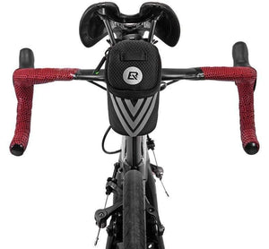 Planet Gates Mini Rear Bike Saddle Bag Portable Reflective Tail Seatpost Nylon Cycling Bike Bicycle Bag Package MTB Bike Accessories