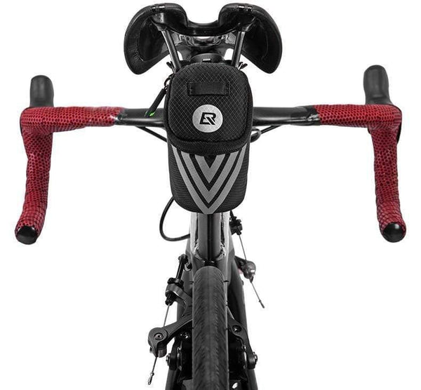 Planet Gates Mini Rear Bike Saddle Bag Portable Reflective Tail Seatpost Nylon Cycling Bike Bicycle Bag Package MTB Bike Accessories