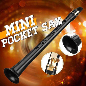 Planet Gates Mini Sax Portable Bb Saxophone ABS Lightweight Sax Musical Instruments with Carrying Bag for Begginer