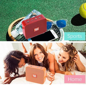 Planet Gates Mini Speaker TG166 Portable Music Player With FM Radio Bluetooth Speakers Subwoofer Outdoor Can Be Hands-free Calling