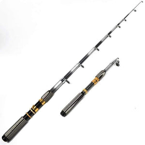 Planet Gates Mini Telescopic Fishing Rods High Strength Carbon Fiber Cheap Fishing Rod Pole for Sea River Lake Boat Fishing