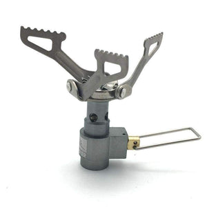 Planet Gates Mini Titanium Gas Stove Outdoor Portable Folding Camping Stoves Survival Pocket Picnic Cooking Gas Cooker BRS-3000T Only 25g
