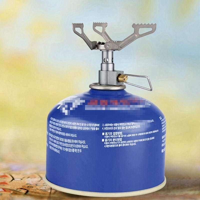 Planet Gates Mini Titanium Gas Stove Outdoor Portable Folding Camping Stoves Survival Pocket Picnic Cooking Gas Cooker BRS-3000T Only 25g