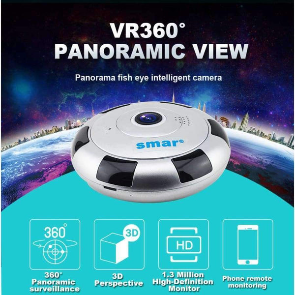 Planet Gates Mini VR IP Camera Wireless 960P HD Smart 360 Degree Panoramic Network CCTV Security Camera Home Protection Video Surveillance