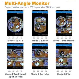 Planet Gates Mini VR IP Camera Wireless 960P HD Smart 360 Degree Panoramic Network CCTV Security Camera Home Protection Video Surveillance