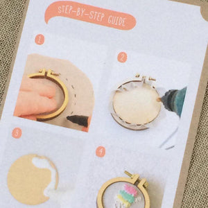 Planet Gates Mini Wooden Hoop/Ring Embroidery Frame Cross Stitch Sewing Art Works For Bag Clothes Sewing