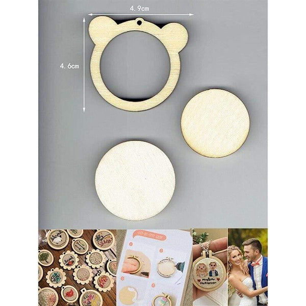 Planet Gates Mini Wooden Hoop/Ring Embroidery Frame Cross Stitch Sewing Art Works For Bag Clothes Sewing