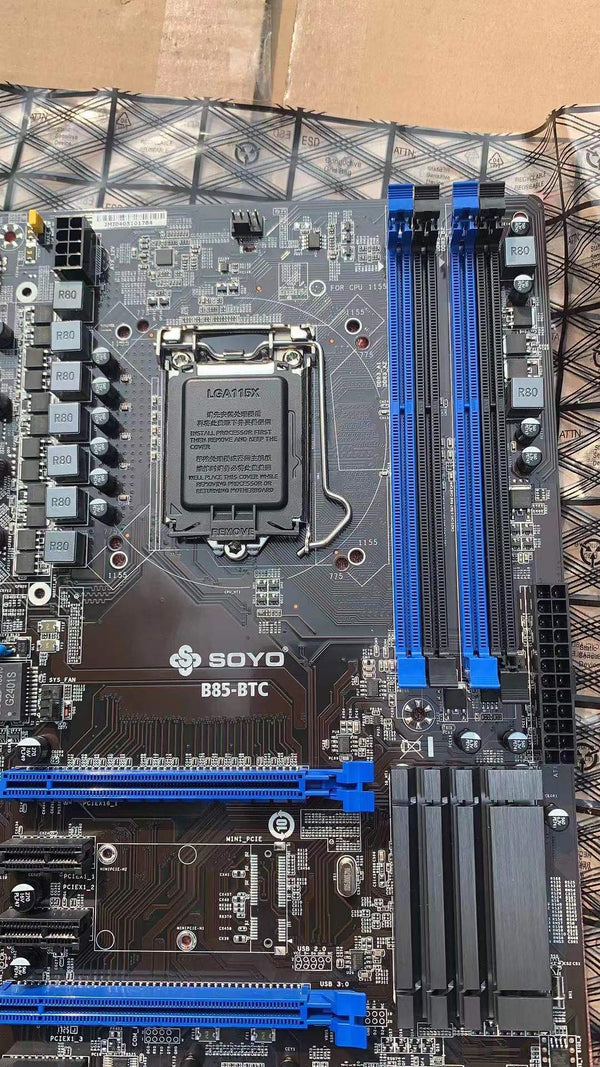 Planet Gates Mining BTC B85-BTC 6PCI-E Desktop Motherboard B85 LGA 1150 DDR3 16G SATA3 USB3.0 ATX BTC Mining Motherboard