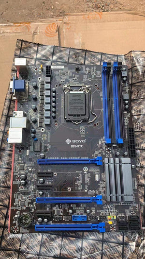 Planet Gates Mining BTC B85-BTC 6PCI-E Desktop Motherboard B85 LGA 1150 DDR3 16G SATA3 USB3.0 ATX BTC Mining Motherboard