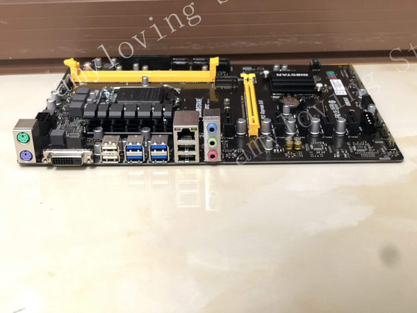 Planet Gates Mining Motherboard for BIOSTAR TB250-BTC 6PCIE GPU cards B250 LGA 1151 DDR4 TB250 ATX BTC 6 cards mainboard