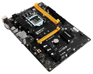 Planet Gates Mining Motherboard for BIOSTAR TB250-BTC 6PCIE GPU cards B250 LGA 1151 DDR4 TB250 ATX BTC 6 cards mainboard