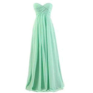 Planet Gates Mint green / 6 New spring summer nude pink mint green Strapless bridesmaids dresses bride wedding toast prom dress 2018 wholesale custom