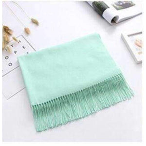 Planet Gates mint green Female Male Canada Wool Cashmere Scarf Pashmina Tassels Women Wrap Warm Luxury Brand Scarf Unisex Men SCARF