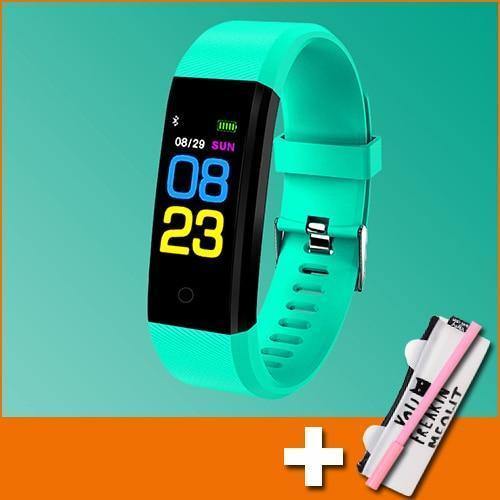 Planet Gates mint green with gift Digital Watch Children Watches Kids For Girls Boys Wrist Watch Electronic LED Wristwatch Students Child Clock Hours With Gifts