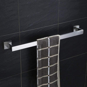 Planet Gates Mirror Polished Stainless Steel Bathroom Accessories Kit. Quality Chrome Towel Rack Towel Bar Paper Holder Robe Hook (4 pieces suit)