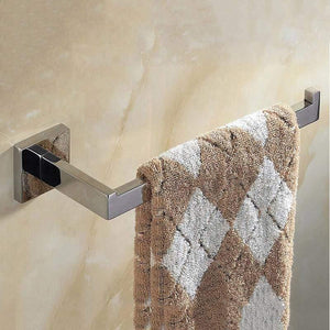 Planet Gates Mirror Polished Stainless Steel Bathroom Accessories Kit. Quality Chrome Towel Rack Towel Bar Paper Holder Robe Hook (4 pieces suit)