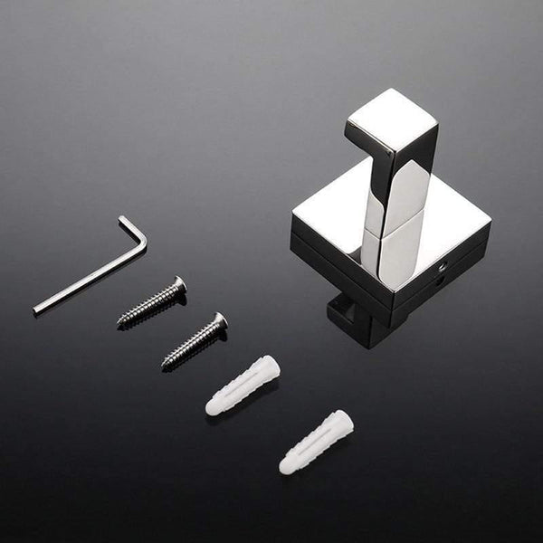 Planet Gates Mirror Polished Stainless Steel Bathroom Accessories Kit. Quality Chrome Towel Rack Towel Bar Paper Holder Robe Hook (4 pieces suit)