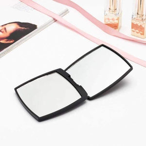 Planet Gates Mirror square Shape Girl Mini Double Sides Portable Mirror Pocket Makeup Cosmetics Compact Mirrors Drop Shipping