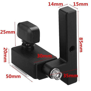 Planet Gates Miter Track Stop Square Handle for T-Slot T-Track Woodworking Tool
