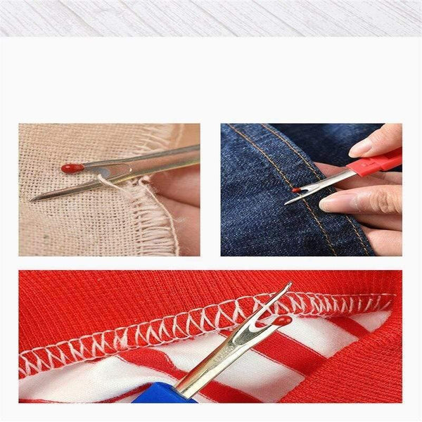 Planet Gates MIUSIE Plasitc Handle Thread Cutter Seam Ripper Stitch Unpicker Needle Art Sewing DIY Handle Craft Embroidery Tool Sewing Ripper