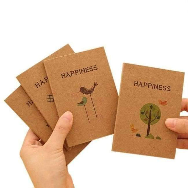 Planet Gates mix 12 pcs/lot 12x9cm Vintage Happiness Birds And Flower Min Diary Notebook Writing Pads Office School Supplies